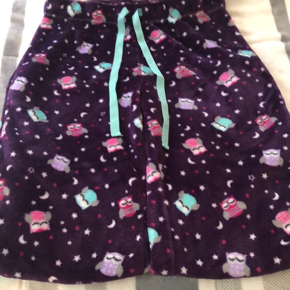 Fuzzy sleep pants